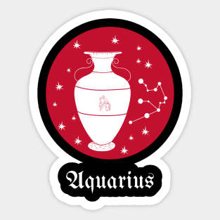 AQUARIUS HOROSCOPE Sticker